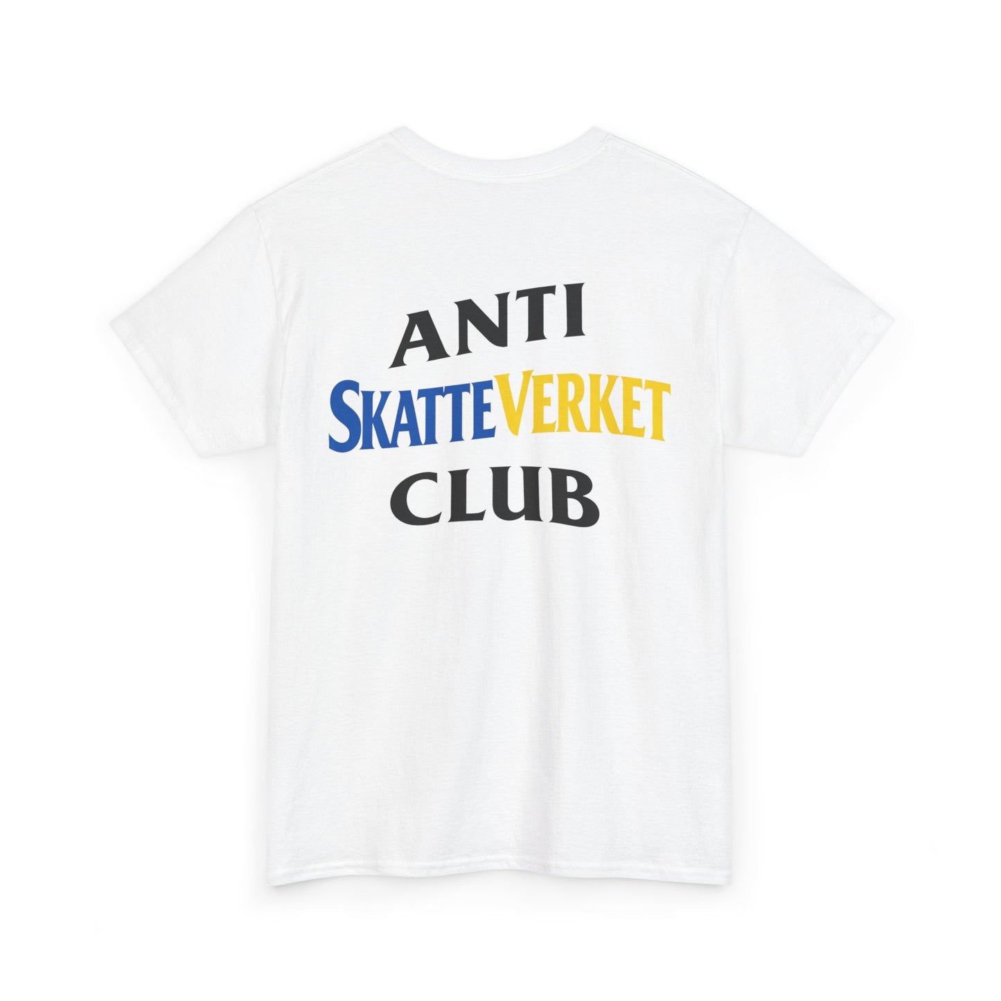 Anti Skatteverket Club Tshirt - Back Print